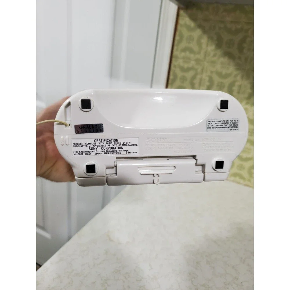 Sony ICF-CD73V Shower AM/FM Radio/CD Player Tested and Working